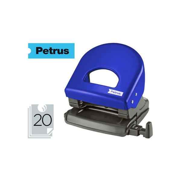 ESSELTE, TALADRO OFICINA PETRUS 2 AGUJ. mod. 62 Azul